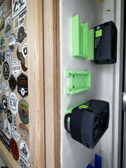 Battery Holder Mount for Festool 18v Batteries - Evolution Custom Woodworking 