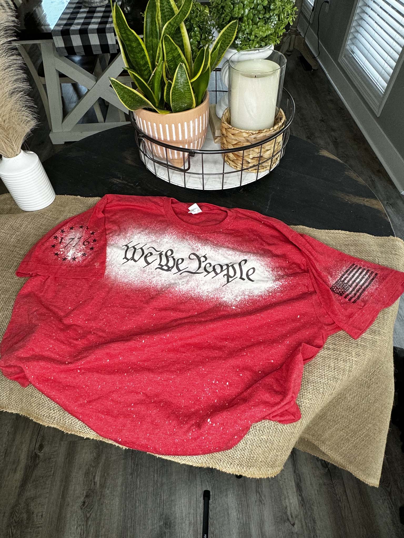 We the People Bleached T-Shirt