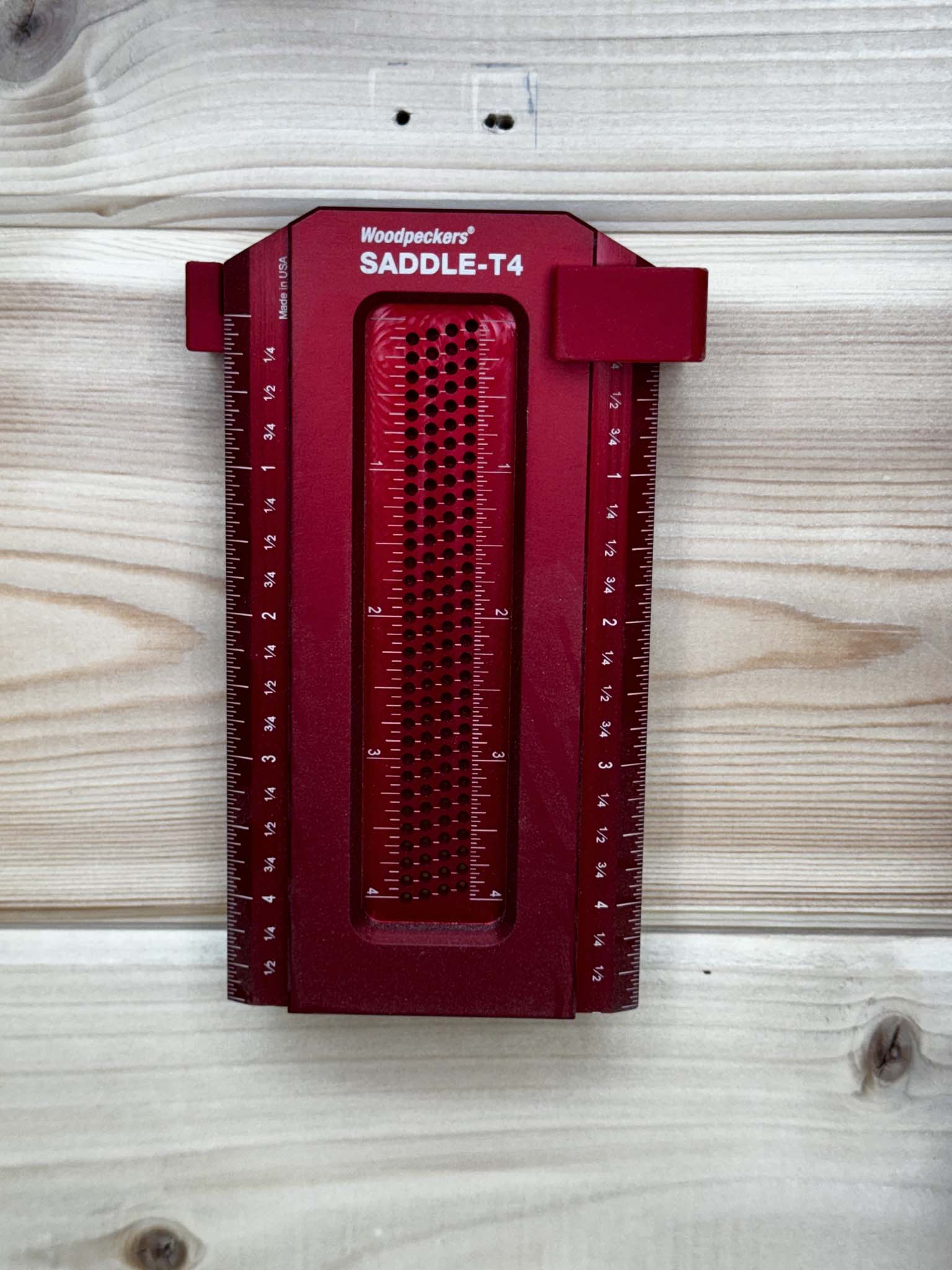 Wall Hanger for Woodpeckers Saddle Rule - Evolution Custom Woodworking 