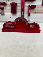 Wall Mount for Woodpeckers Protractor Rule Head - Evolution Custom Woodworking 