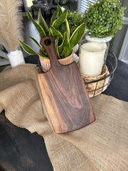 Walnut Charcuterie Board - Evolution Custom Woodworking 