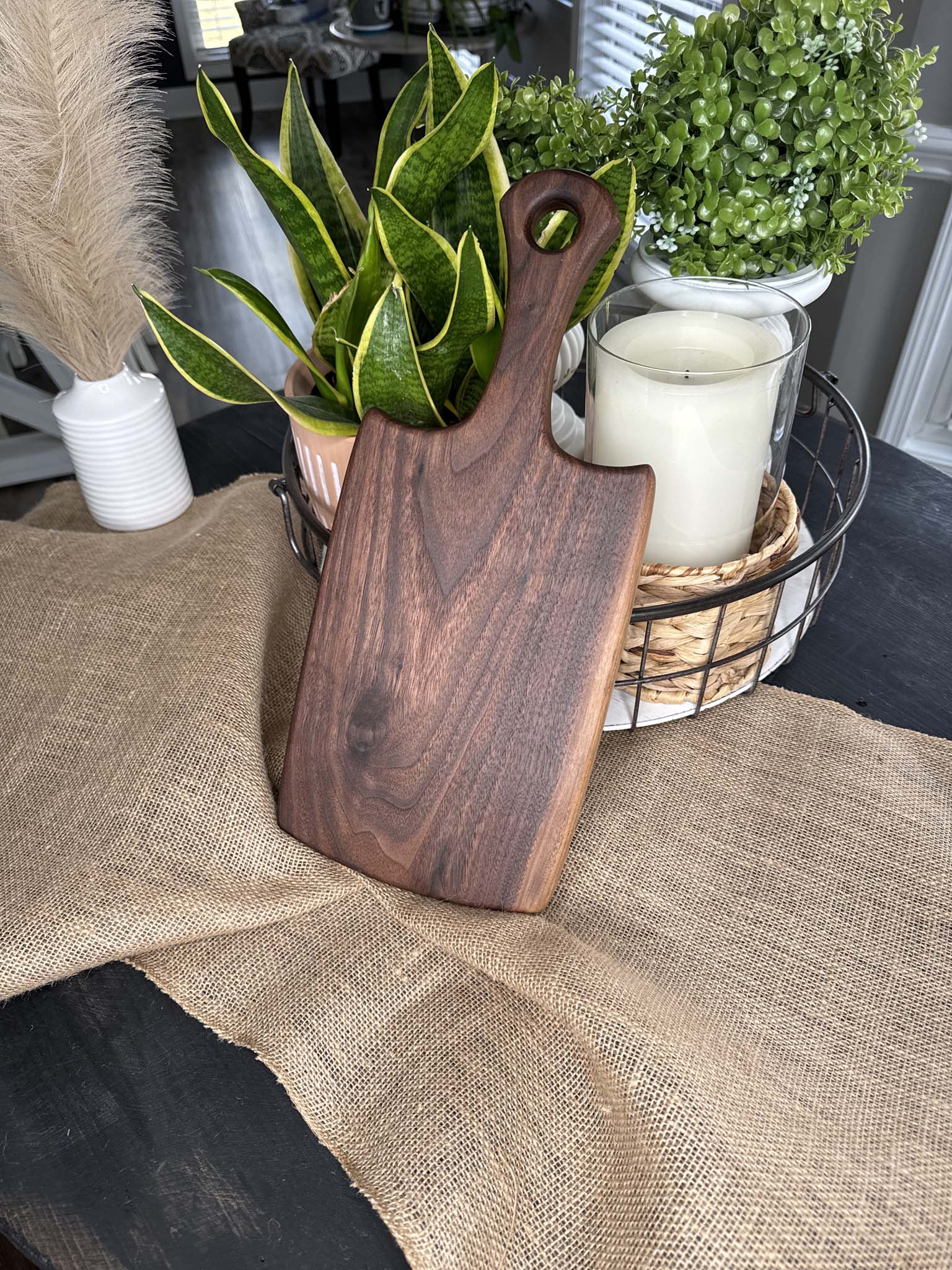 Walnut Charcuterie Board - Evolution Custom Woodworking 